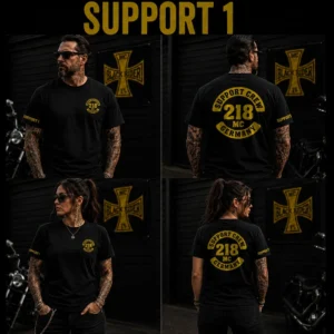 Black Rider Support Motiv 1 in Damen- und Herrenansicht