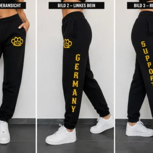 Support Jogginghose in Vorder- und Seitenansicht
